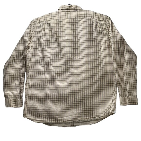 Daniel Cremieux Signatures Collection Men's Shirt Cotton Brown Plaid Size XL - Picture 3 of 5